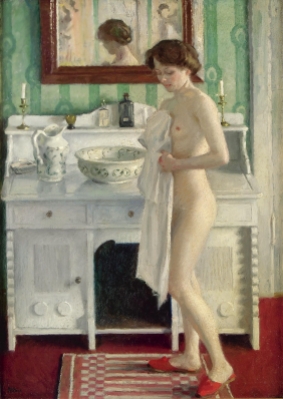 Paul Gustave Fischer (Danish, 1860-1934), "Morgentoilette" ("Morning Toilette")